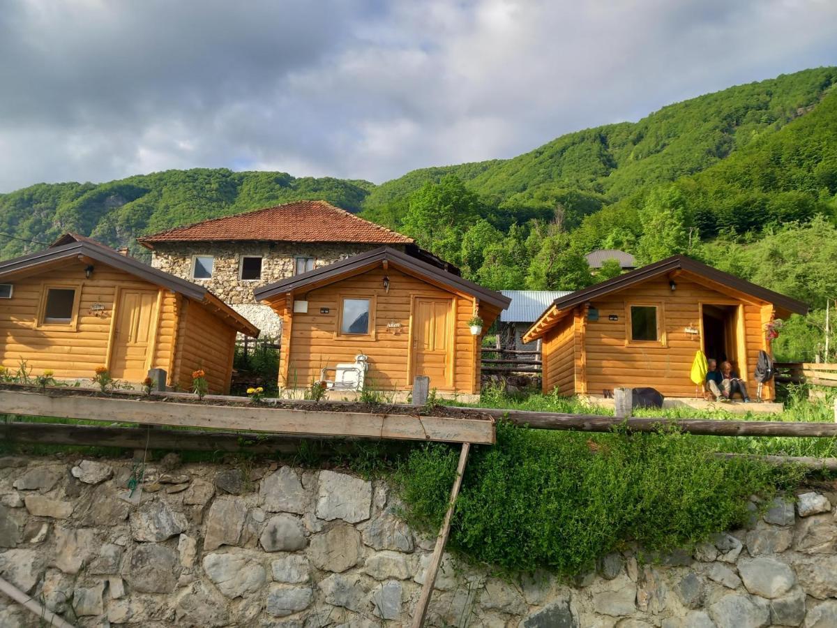 Dedushi Guesthouse &Wood Cabins-Camping Place Gusinje المظهر الخارجي الصورة