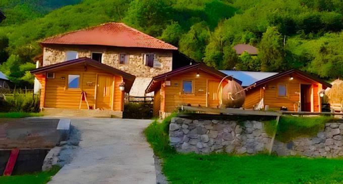 Dedushi Guesthouse &Wood Cabins-Camping Place Gusinje المظهر الخارجي الصورة
